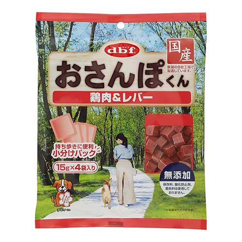 5023　おさんぽくん　鶏肉&レバー　60g(15g×4)