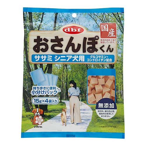 5024　おさんぽくんササミ　シニア犬用　60g(15g×4)