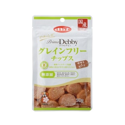 【ケース単位取寄】【新商品2025/02/21発売】5032　プリモデビィグレインフリーチップス　ササミ&amp;ビーフ　30g×48個入りケース