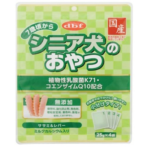 5035　シニア犬のおやつ植物性乳酸菌K71・Q10配合　100g