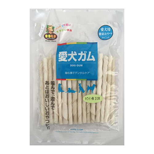 GO-09　愛犬ガム　ホワイト棒30本