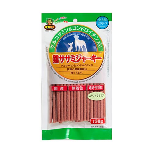 SSM-GS　鶏ササミジャーキーSグルコサミンコンドロイチン入り150g