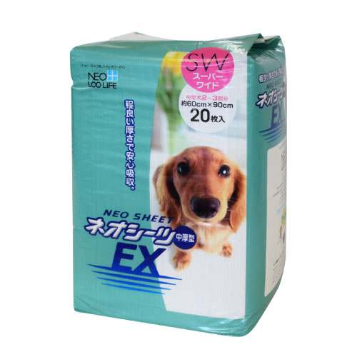 【ケース単位取寄】ネオシーツEX　スーパーワイド　20枚×6個入りケース