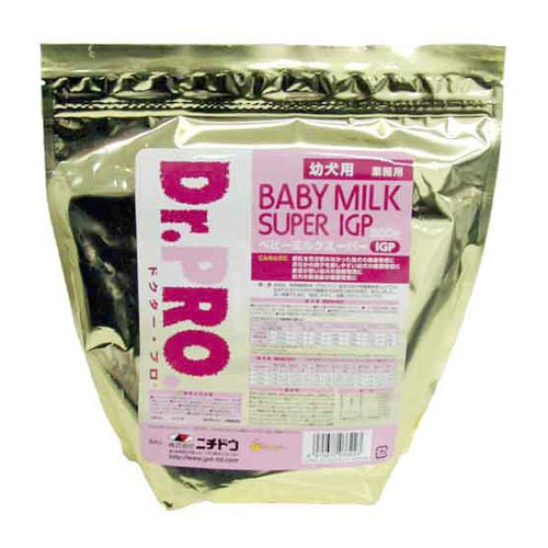 【ケース単位取寄】Dr.PRO.ベビーミルクスーパーIGP　幼犬用500g×6個入りケース