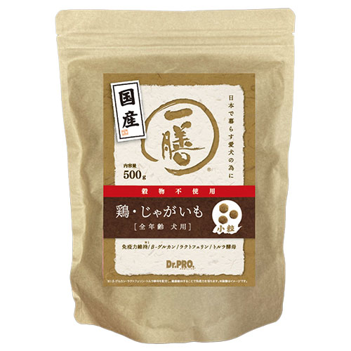 Dr.PRO.一膳　鶏・じゃがいも　小粒　500g