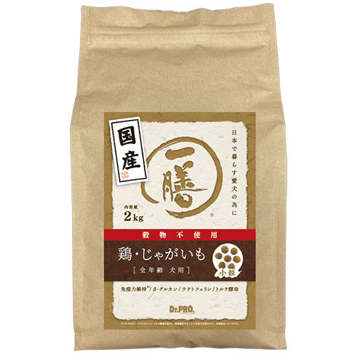Dr.PRO.一膳　鶏・じゃがいも　小粒　2kg