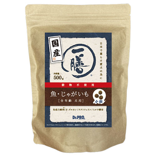 Dr.PRO.一膳　魚・じゃがいも　小粒　500g