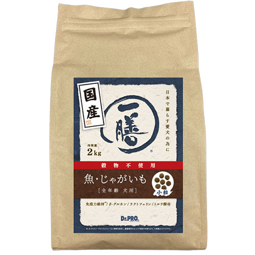 Dr.PRO.一膳　魚・じゃがいも　小粒　2kg