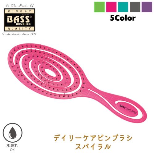 BASS　BIO-FLEX　デイリーケアブラシ　スパイラルピンク