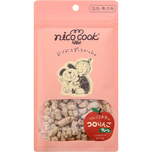 ニコクック　コロりんご　プレーン　犬用　50g