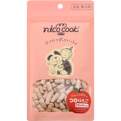 ニコクック　コロりんご　クランベリー　犬用　50g