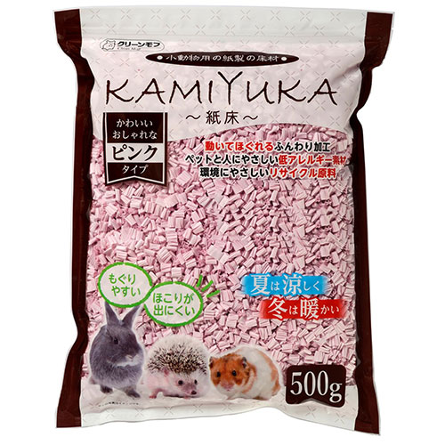 【ケース単位取寄】KAMIYUKA紙床　ピンク　500g×18個入りケース