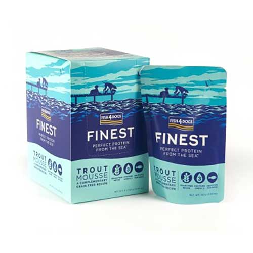 ◇フィッシュ4ドッグ　トラウトムース　ドッグ　100g×6