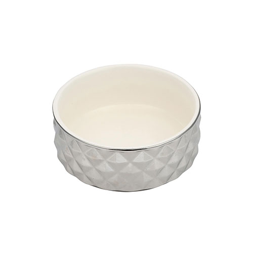 ユーゴー　セラミックボウル　シルバー　S