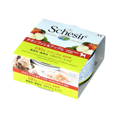 【メーカー欠品入荷未定】シシア/ドッグ　チキンフィレ&アップル　150g