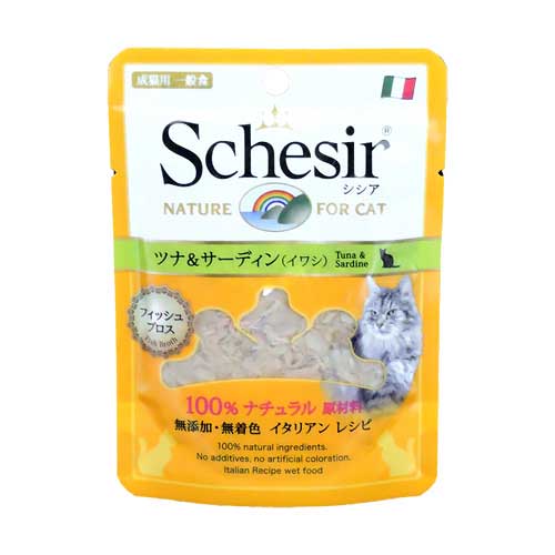 【ケース単位取寄】【メーカー欠品入荷未定】シシア/キャット/パウチ　ツナ&サーディン(イワシ)　70g×20個入りケース