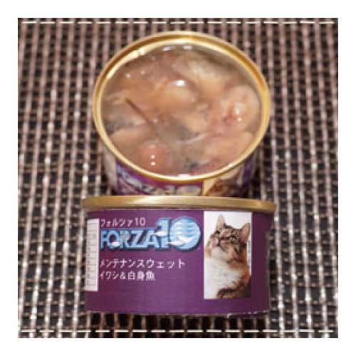 Forza10　猫メンテナンスウェットイワシ&白身魚　85g