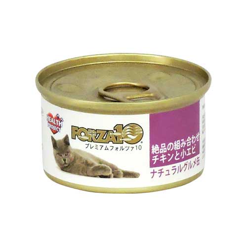 Forza10　猫プレミアムチキン・小エビ　75g