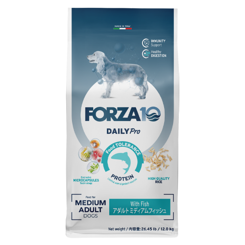Forza10　デイリープロ　アダルトミディアム　フィッシュ　12kg