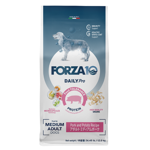 Forza10　デイリープロ　アダルトミディアム　ポーク　12kg