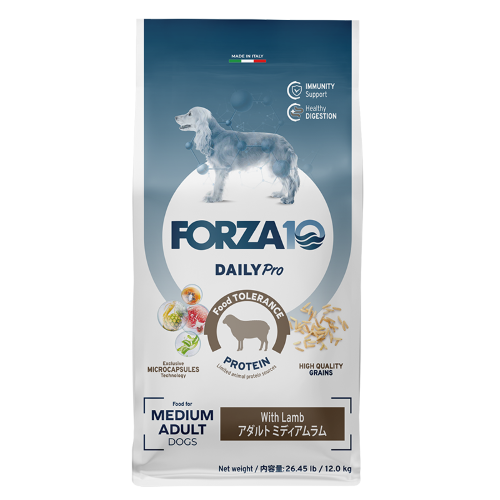 【メーカー欠品:入荷未定】Forza10　デイリープロ　アダルトミディアム　ラム　12kg