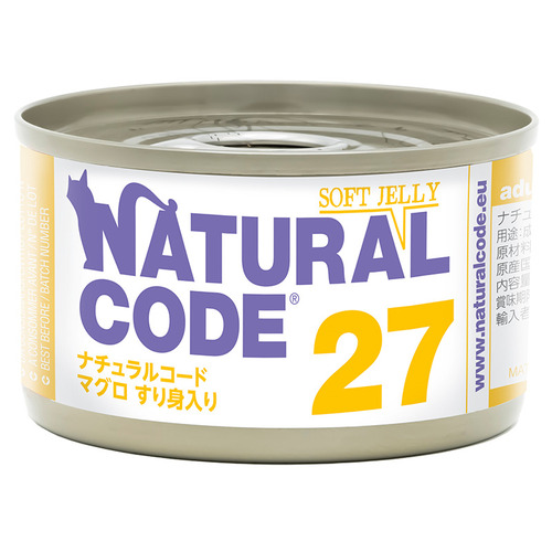 NC27　ナチュラルコード　マグロすり身入りソフトジェリータイプ　85g