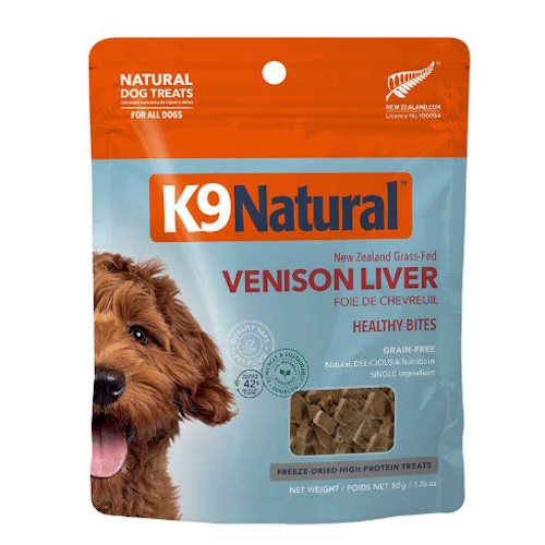 K9　ナチュラル　フリーズドライ　ベニソンレバー・トリーツ　50g