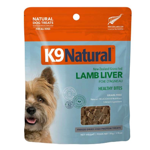 K9　ナチュラル　フリーズドライ　ラムレバー・トリーツ　50g