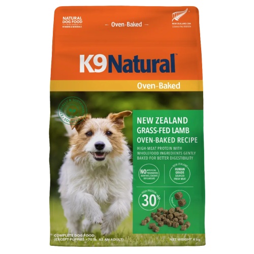 【ケース単位取寄】K9　ナチュラル　ラム・オーブンベイクド　4kg×3個入りケース